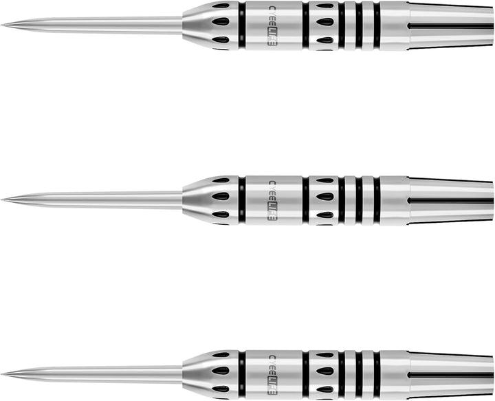 CyeeLife 21/22/23/24/26/28/30g Tungsten Steel Dart Barrels 90%,Schwarz/Silber/Blau,Erhältlich in Meh