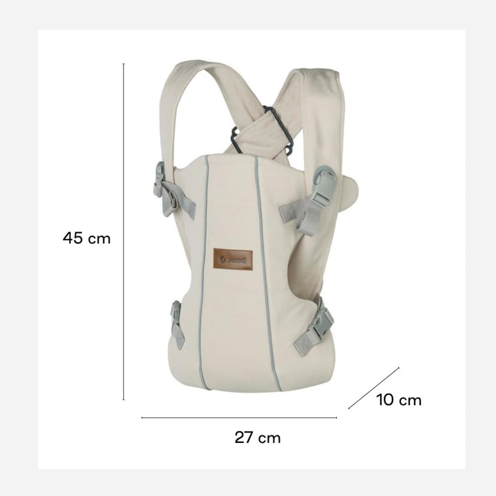 Jané Dual, ergonomische Babytrage, von Geburt bis 15 kg, 3 Positionen, atmungsaktiv und gepolstert,