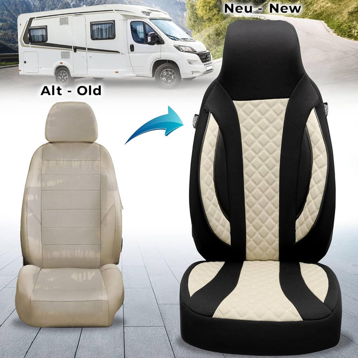 BREMER SITZBEZÜGE Wohnmobil Schonbezüge für FIAT Ducato 250 Sun Camper Hunter 630 Maxi WPL410 WPL410
