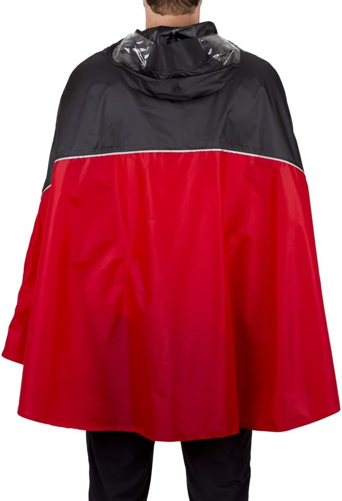 VAUDE Covero Poncho II XL red/black, XL red/black