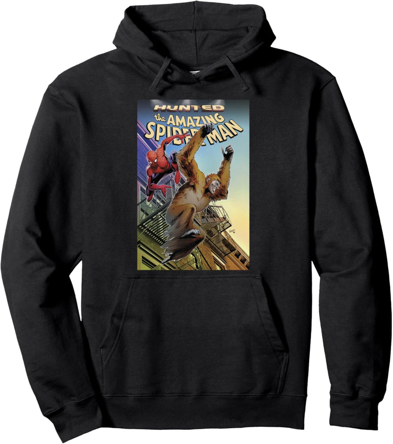 Marvel The Amazing Spider-Man Hunted Comic Cover Pullover Hoodie