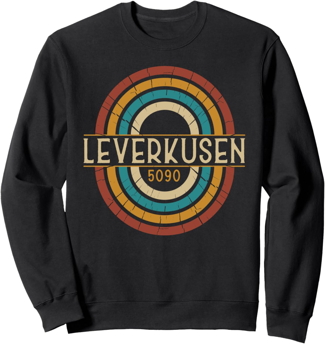 Vintage 5090 Leverkusen Retro Alte Postleitzahl Sweatshirt