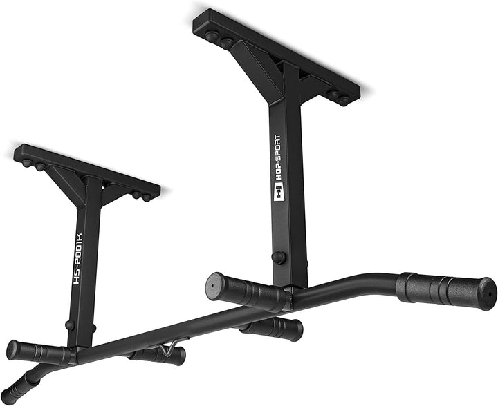 Hop-Sport Multigriff Klimmzugstange für Deckenmontage HS-2001K – Profi Fitness Pull Up Bar mit 6 rut