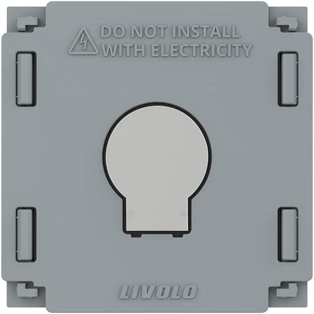 Glas Touch Lichtschalter Funkschalter Steckdosen Wechselschalter uvm in schwarz (Modul: Funk Ein/Aus