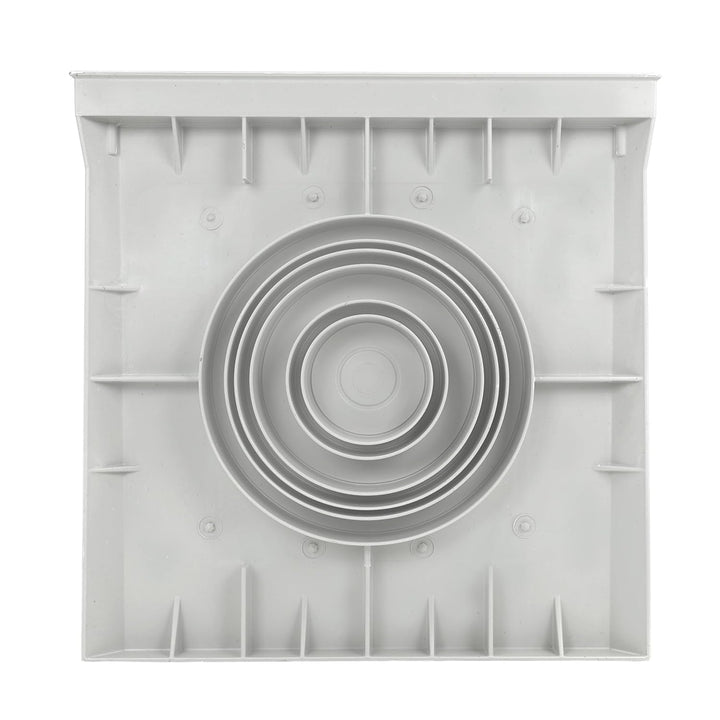 Revisionsschacht Kontrollschacht IP54 IK10 300x300x300mm mit Deckel Einlaufschacht Kanalschacht Hofa