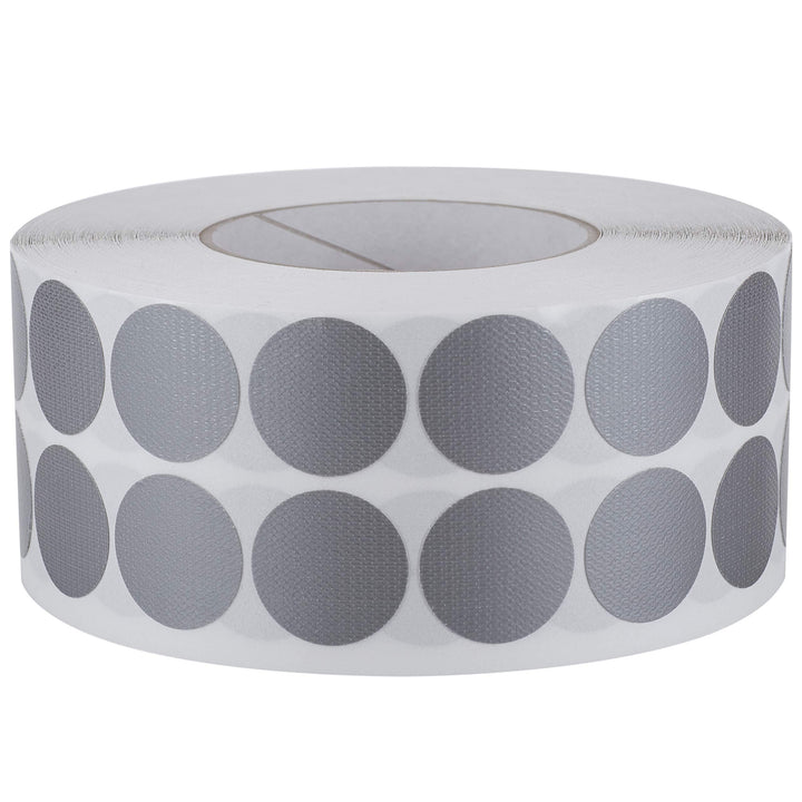 2500 Gewebeklebepunkte Klebepunkte 30 mm rund silber grau Gewebepunkte 135030