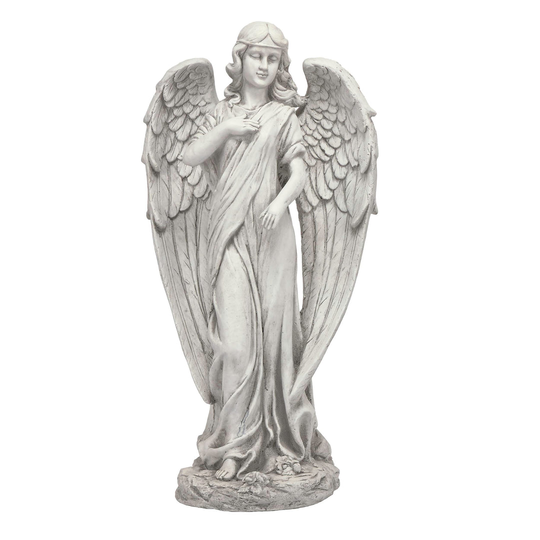 Alpine Corporation QFC104 Engelsstatue für den Aussenbereich, Garten, Terrasse, Deck, Veranda, Kunst