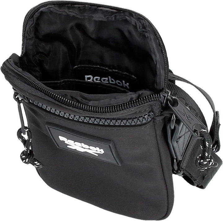Reebok Damen Elsie Gepäck- Kuriertasche Bandolera Pequeña Schwarz, Bandolera Pequeña Schwarz