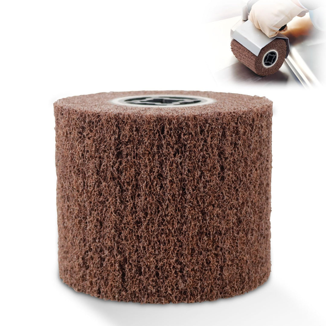 Nylonbürste Schleifwalze Bürste Satinierwalze Winkelschleifer Schleifhülsen für Schleifroller Schlei