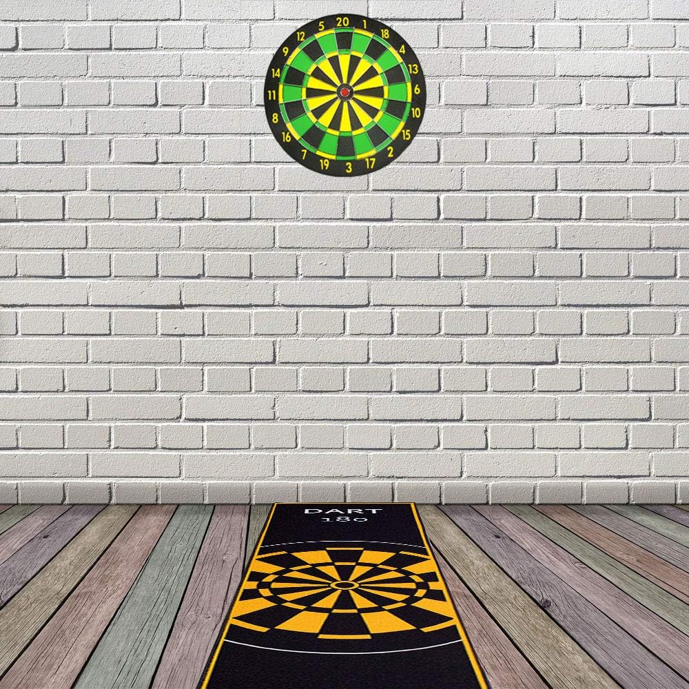 Kingpower Dartmatte Dart Teppich Turnier Matte Abwurflinie Bodenschutz Zubehör Dartpfeile Dartscheib