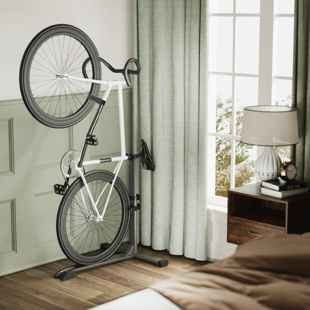 my wall platzsparender universal Fahrradständer - HR12L, Hinterrad Fahrradständer für Garage, Keller