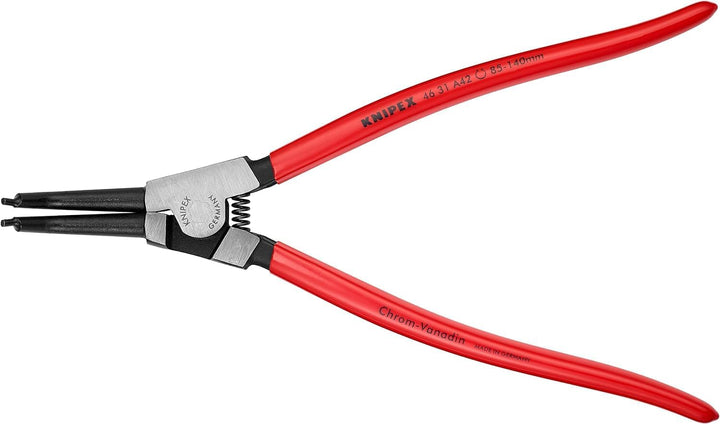 Knipex Sicherungsringzange für Aussenringe auf Wellen 45° gewinkelt schwarz atramentiert, mit Kunsts