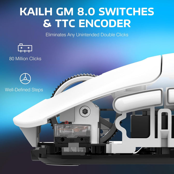 VGN Game Power Attack Shark X3PRO 59g Superlight Kabellose Gaming-Maus Esports, 4K/8KHz Abfragerate,