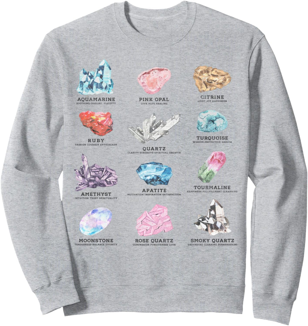 Trendy Crystal Chart Sweatshirt