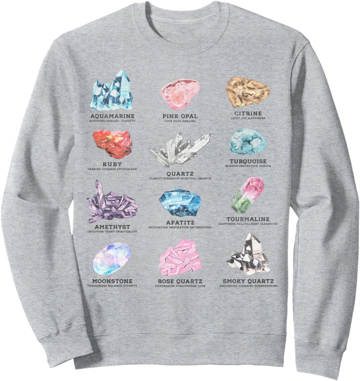 Trendy Crystal Chart Sweatshirt