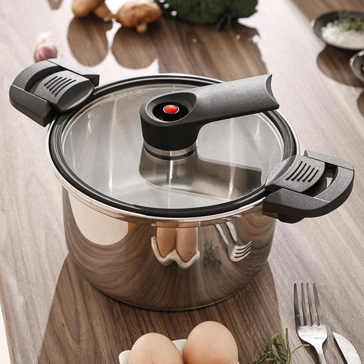 Herd Druckkochtopf | Edelstahl Schnellkochtopf Mit Schnellem Kochergebnis - Ergonomisches Kochgeschi