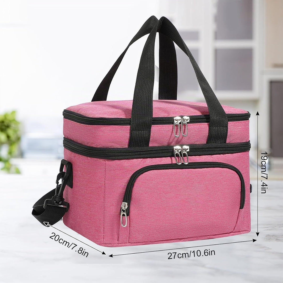10L Kühltasche für Männer und Frauen – Doppellagige Isolierte Kühltasche, Auslaufsichere Lunchtasche