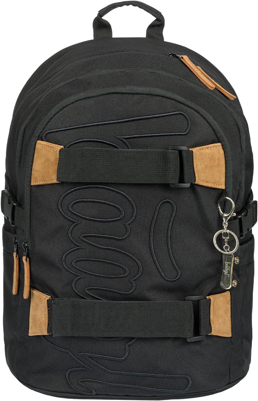 Baagl Schulrucksack Set Jungen 5 Teilig Schultasche ab 3 Klasse - Darkness | Ergonomischer Schulranz