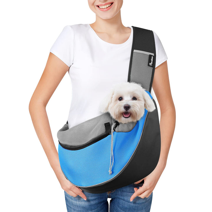 Pawaboo Hundetragetasche, Verstellbare Tragetasche Hund, Haustier Umhängetasche Transporttasche für