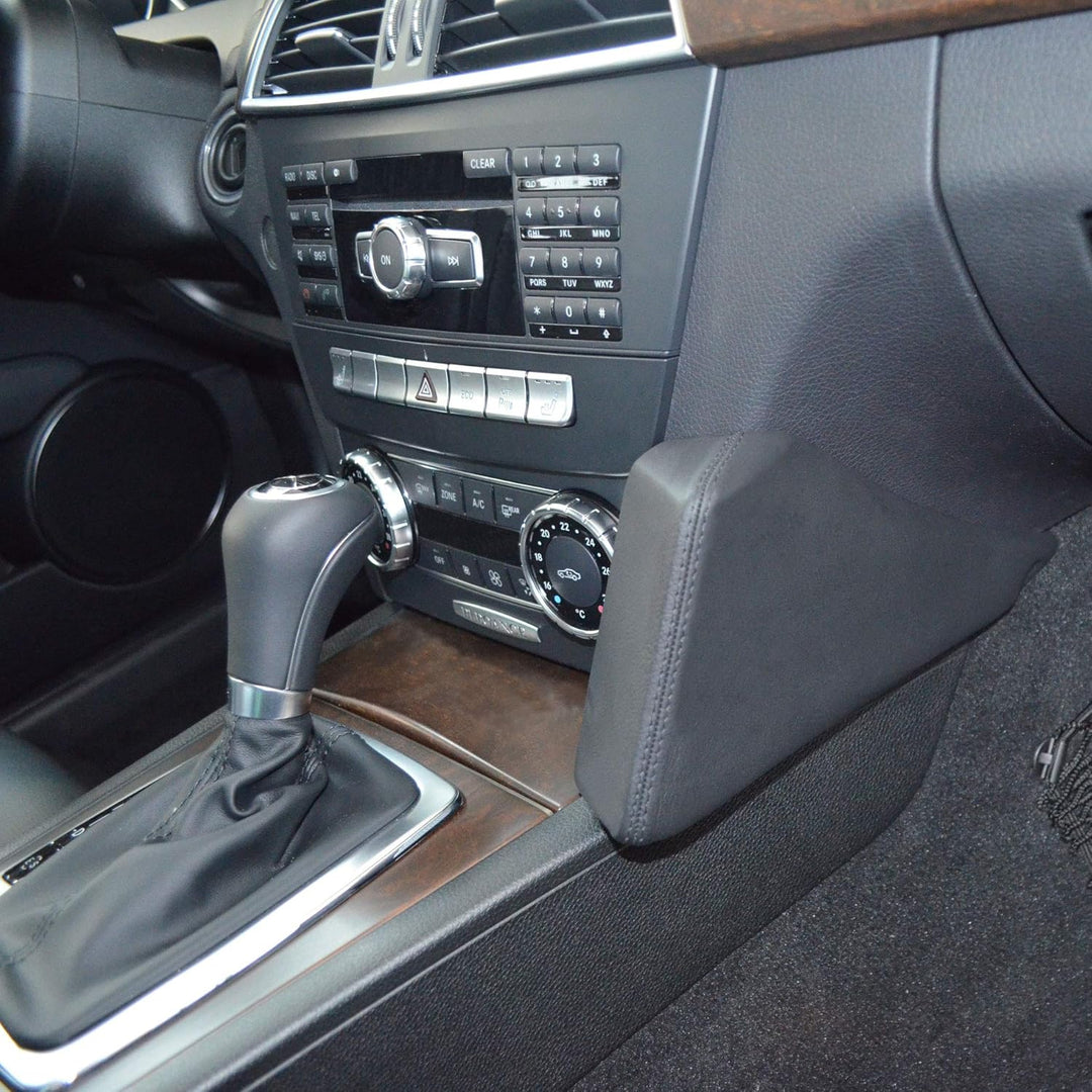 KUDA 091845 Halterung Kunstleder schwarz für Mercedes C-Klasse (W204/S204) ab 04/2010 bis 2015 (Face
