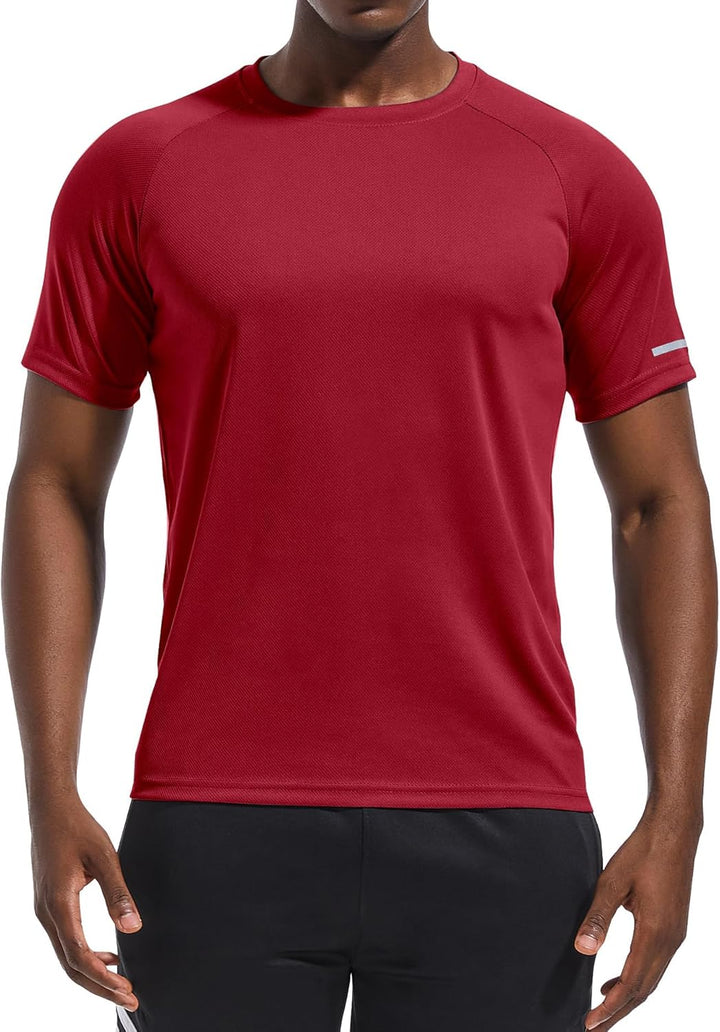 Holure 3 or 5er Pack Herren Sports Tshirts Atmungsaktiv Schnelltrocknend Kurzarm T-Shirts Funktionss