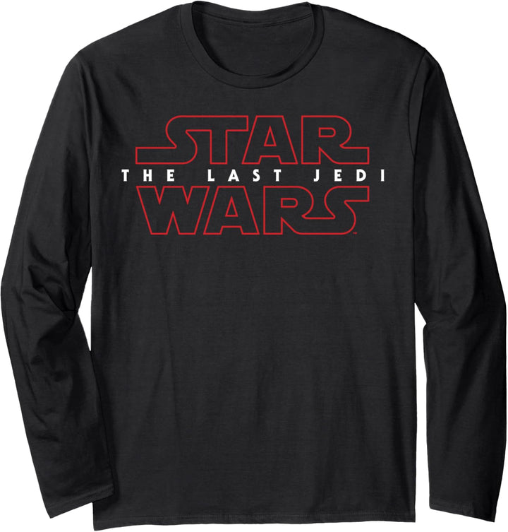 Star Wars The Last Jedi Classic Movie Logo Langarmshirt