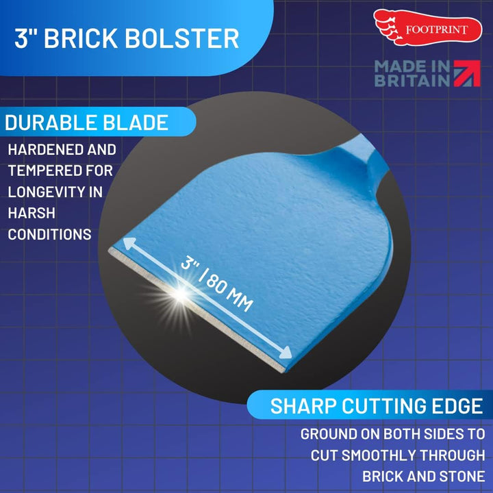 Footprint 1236 Ziegel 7,62 cm 3", 75mm, 3", 75mm