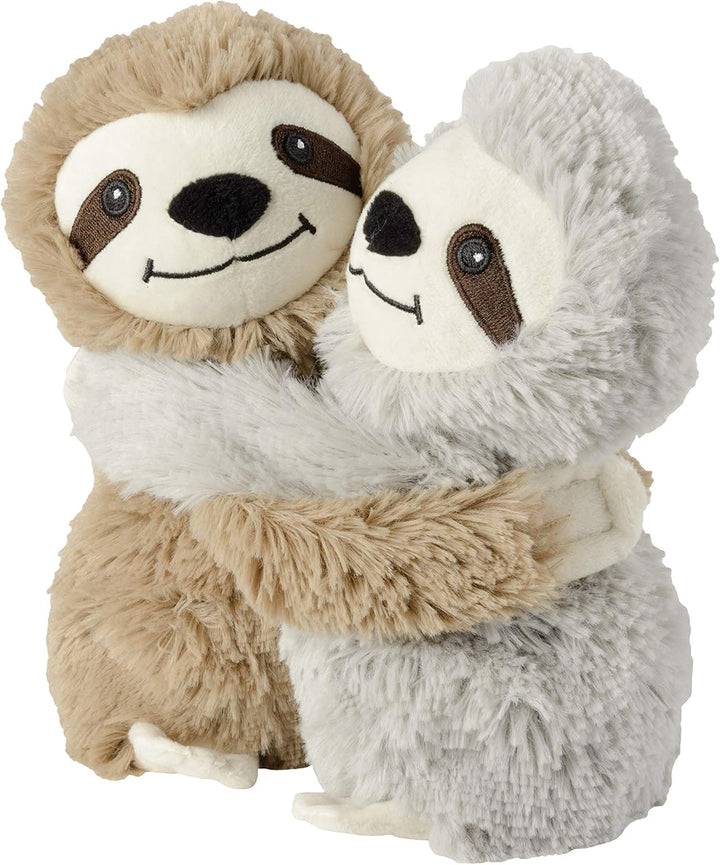 Warmies® Wärmekissen/Stofftier "Kuschelfreunde Faultiere 2er Set" Hirse Lavendelfüllung 16cm 500g Gr