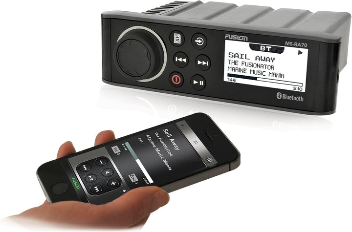 Fusion ms-ra70 – Multimedia Player mit Bluetooth, Schwarz