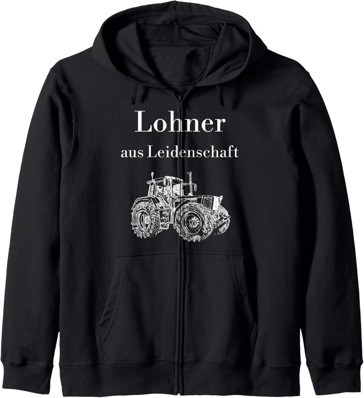 Lohner Trecker Traktor Schlepper Lohnunternehmer Oberlohner Kapuzenjacke
