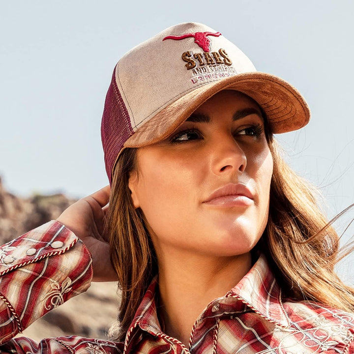 STARS & STRIPES Basecap Westerncap Truckercap Cap »Longhorn«