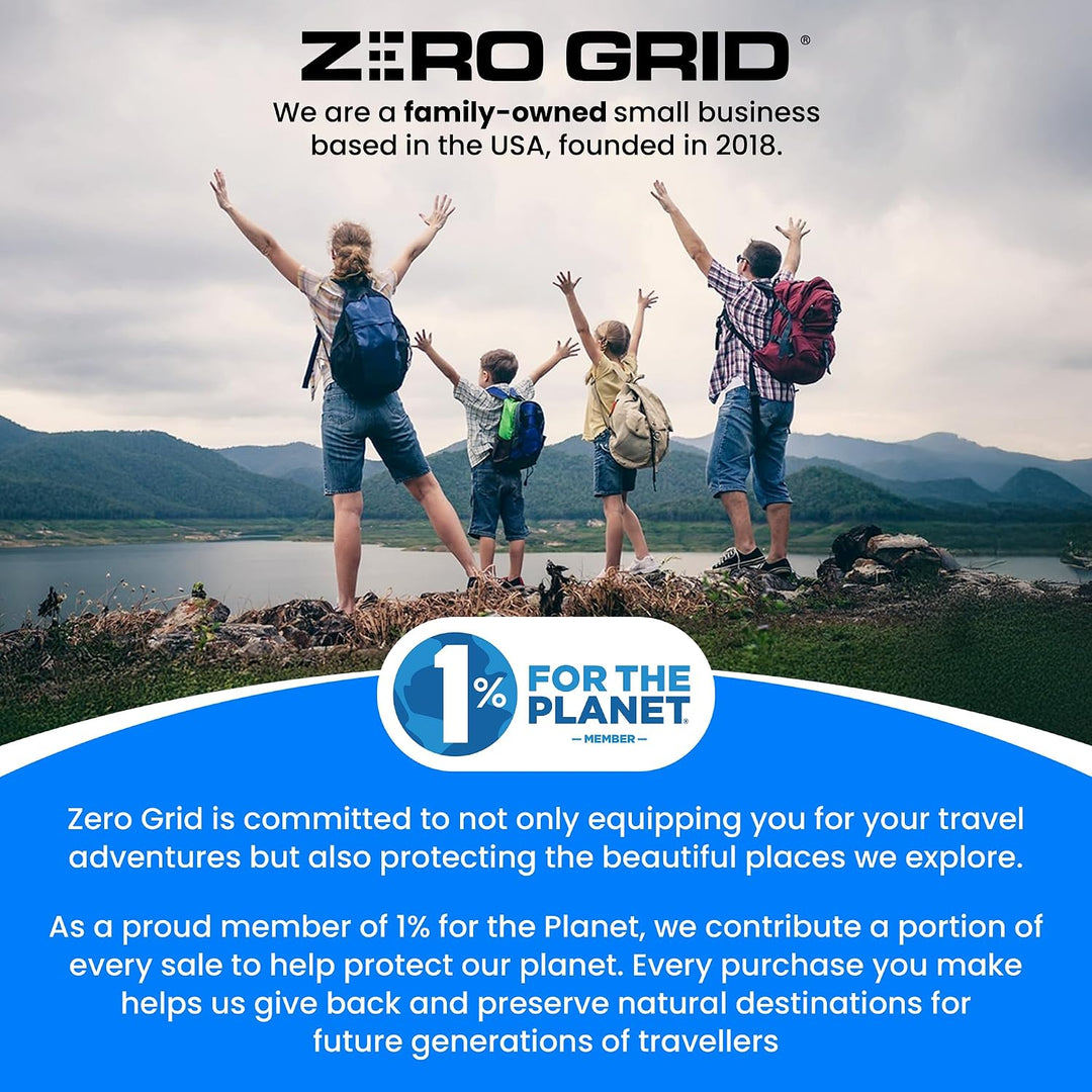 Zero Grid Reisepasshülle – Reisedokumenten-Halter mit RFID-Blockierung Schwarz, Schwarz