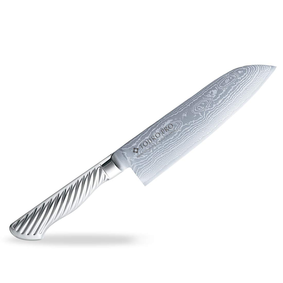 Tojiro-PRO Damascus stainless steel Santoku Chef Knife 170mm F-1036 (japan import)