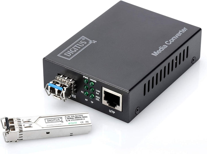 DIGITUS 10 Gbit Universal SFP+ Modul, Mini GBIC, Singlemode, LC Duplex, 1310 nm, 10 km, 10 Gbit/s SF