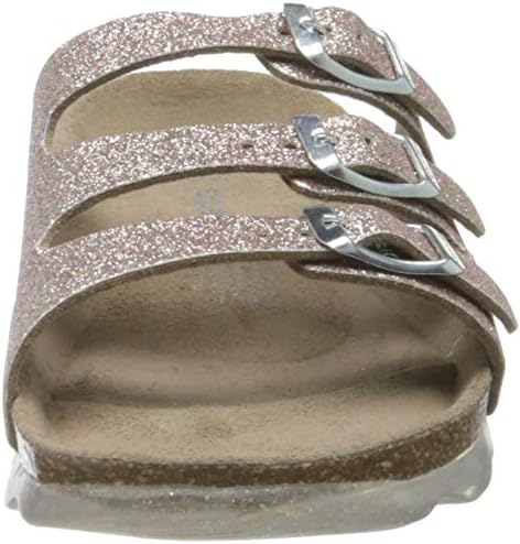 Superfit Mädchen Fussbettpantoffel Pantoffeln 25 EU Bronze 9000, 25 EU Bronze 9000