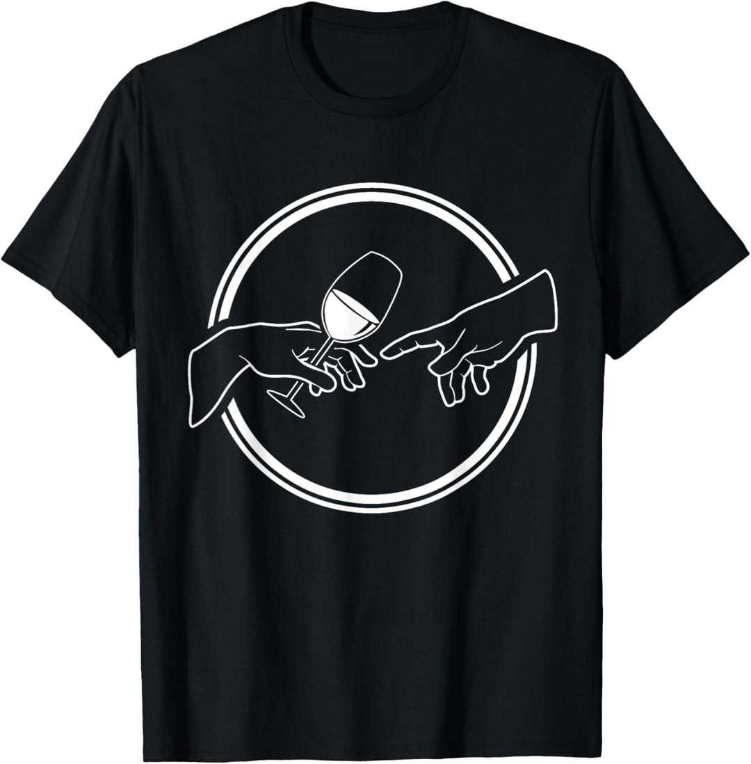 Michelangelo Wein - Aesthetic Kunst Weinglas T-Shirt