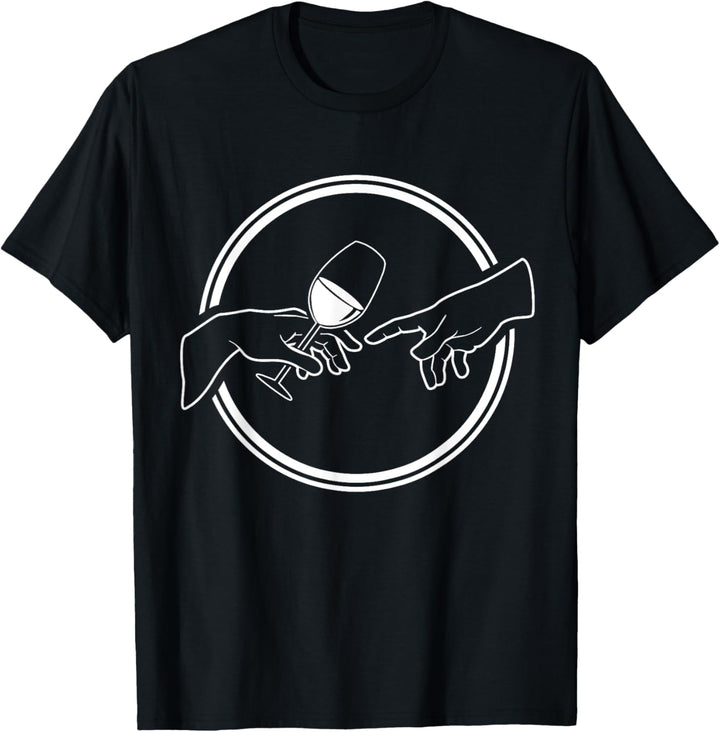 Michelangelo Wein - Aesthetic Kunst Weinglas T-Shirt
