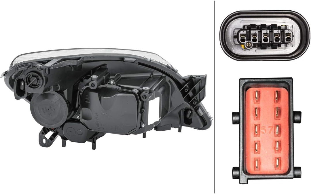 HELLA 1EL 008 700-311 Bi-Xenon/Halogen-Hauptscheinwerfer - links - für u.a. Opel Astra H (A04) Links