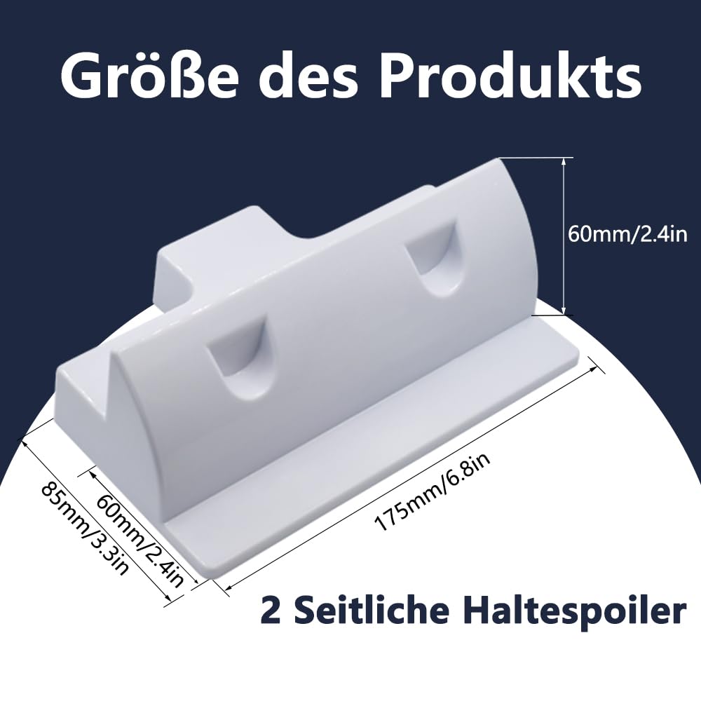 Sayhome ABS Solarmodul-Halterungen 4pcs, Solar ABS Montage Set, Ideal für Wohnmobile Caraven Boot (E