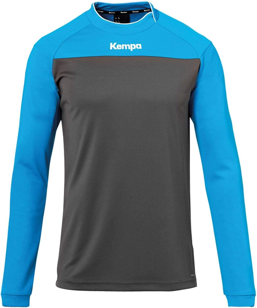 Kempa Herren Prime Langarmshirt, schwarz/Anthra, L