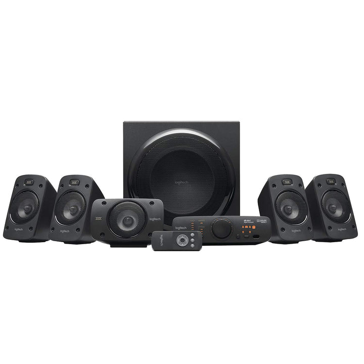 Logitech Z906 5.1 Sound System, Lautsprecher mit 1000 Watt Surround Sound, THX, Mehrere Audio-Eingän