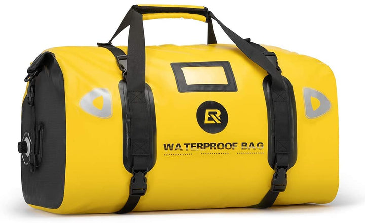 ROCKBROS Motorradtasche Gepäckrolle Hecktasche 100% Wasserdicht Motorrad Satteltasche mit Schultergu