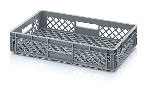 Auer Packaging Eurobehälter 60 x 40 x 12 durchbrochen - Bäckerkiste Eurobox Brötchenkiste Transportb