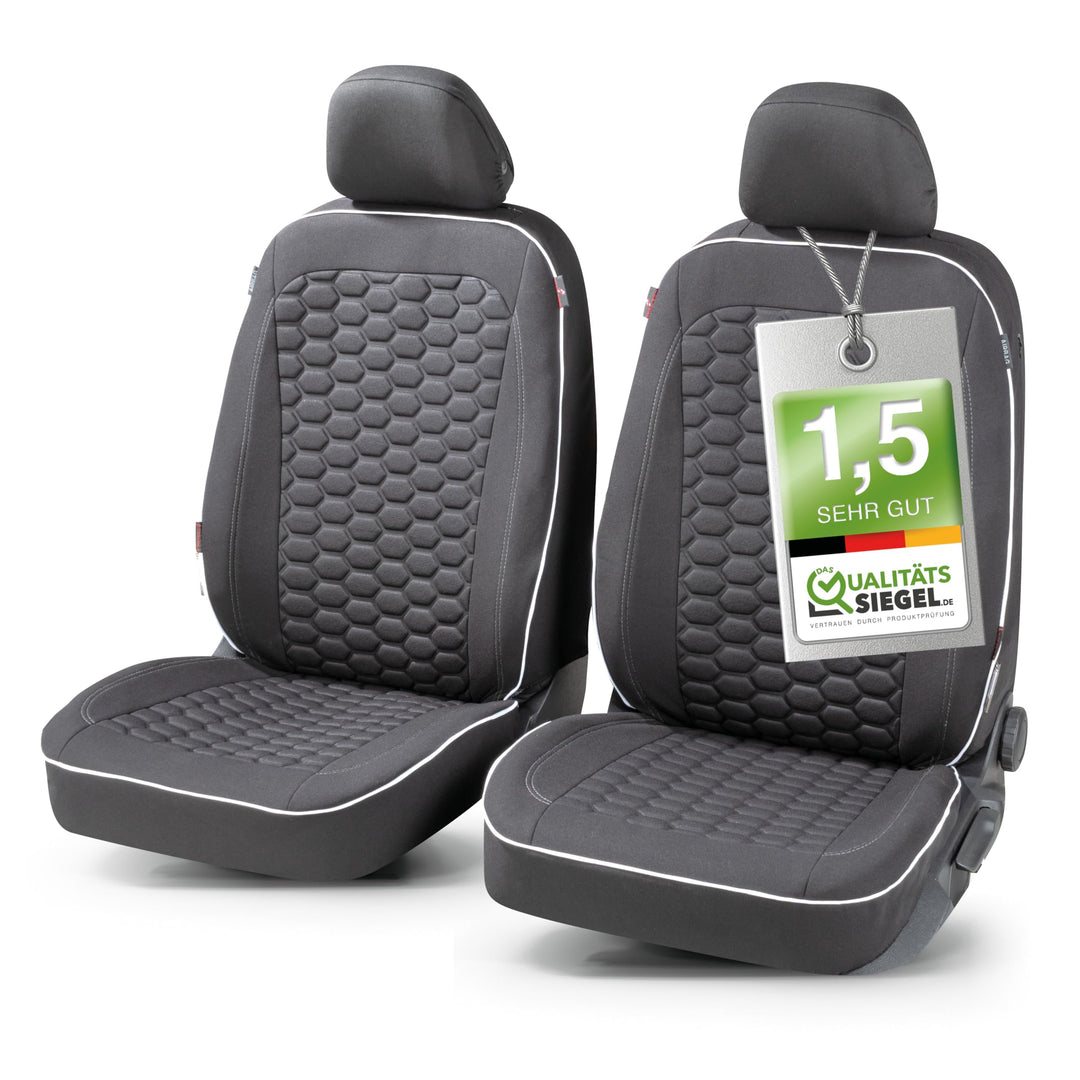 Walser Premium Autositzbezüge Kendal mit Reissverschluss Qualitätssieger Sehr Gut* Sitzbezüge Auto,