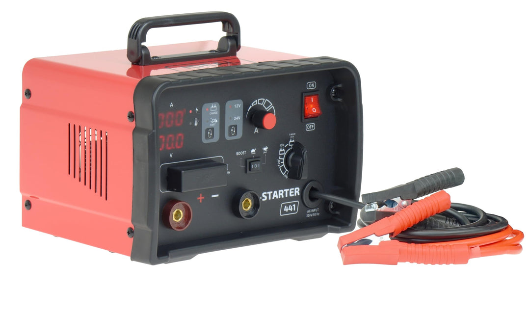 Ideal I-Starter 841 Batterieladegerät mit Starthilfe 12/24V 80A – Inverter Profi-Ladegerät für AGM,