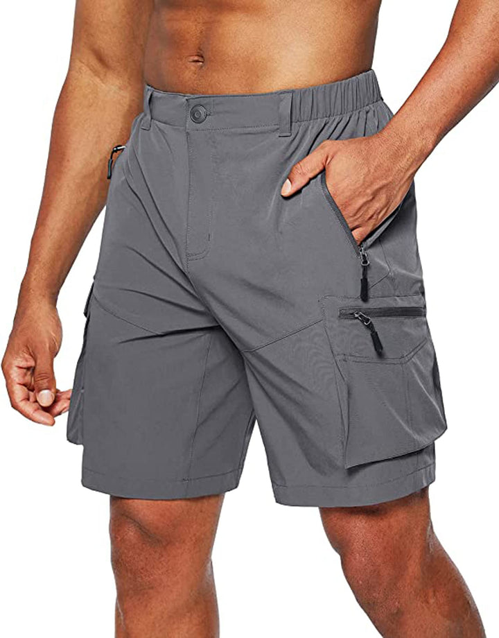 Tansozer Kurze Hosen Herren Sommer Schnelltrocknend Wanderhose Kurz Stretch Cargo Bermuda Sporthose