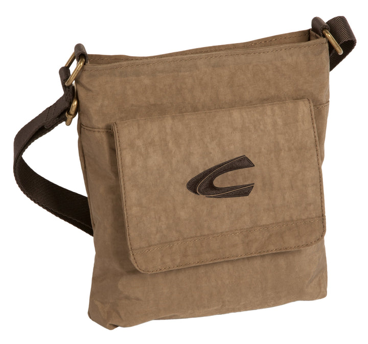 camel active Journey Herren Umhängetasche Crossbody Bag Klein Sand 23x5x23, Sand 23x5x23
