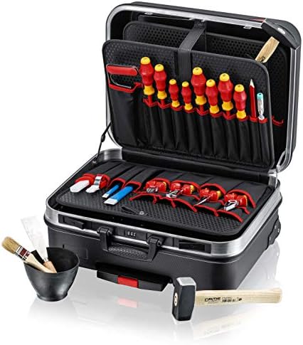 KNIPEX 00 21 06 HL S Werkzeugkoffer “BIG Basic Move“ Elektro Werkzeug-Trolley | Rollkoffer & BiX Sch
