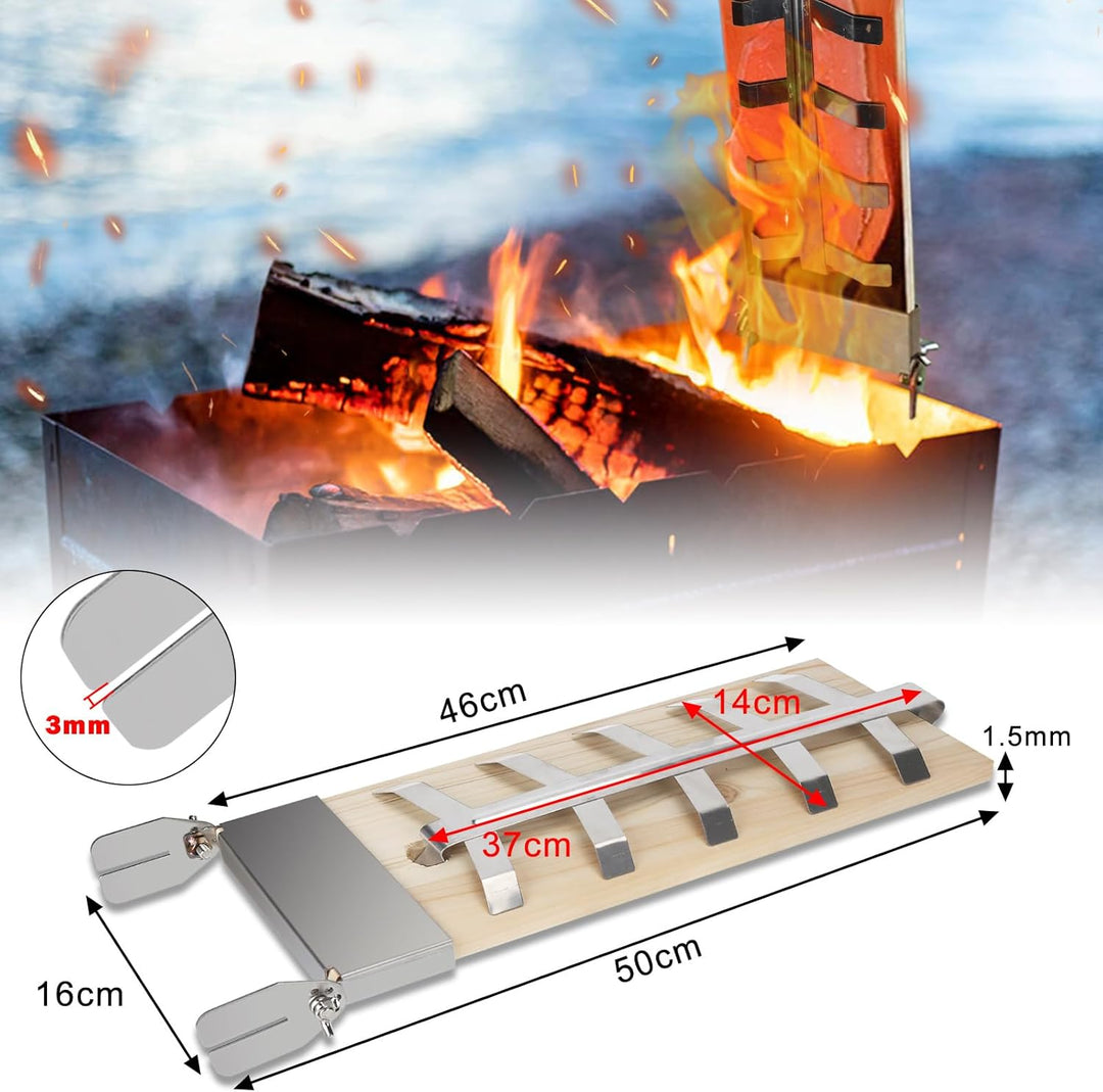 4X flammlachsbretter mit Halterung, Räucherbrett Flammlachsbrett, Zedernholz grillbrett, Zedernholzb