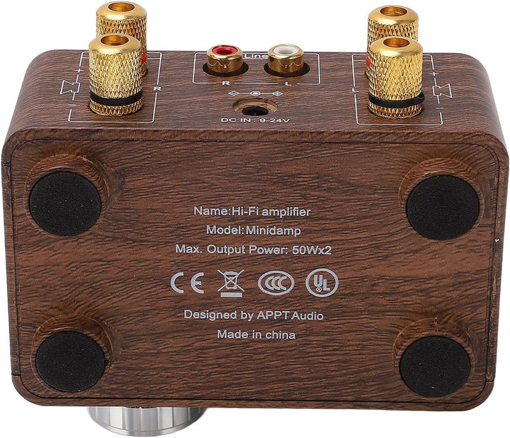 Mini- 5.0-Leistungsverstärker, Verstärker 2 Kanal 50 W und mit USB-Eingang Mini-Verstärker Stereo Hi